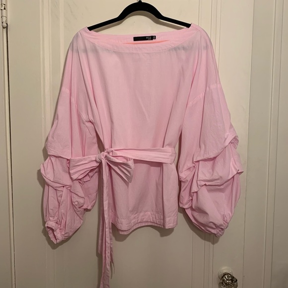 Max Jeans pink top pink and white gingham medium - Picture 4 of 5